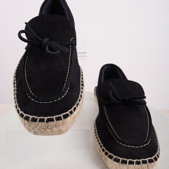 Massimo Dutti Mens Blue Split Suede Espadrilles 5 main image 7